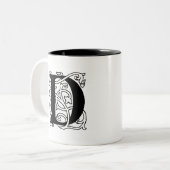 D Monogram Mok (Voorkant links)