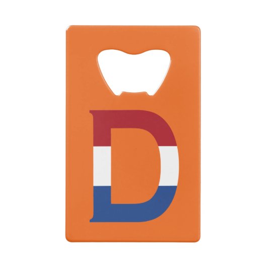 D Monogramme superposé sur le drapeau NLD sur ou s (Devant)