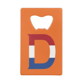 D Monogramme superposé sur le drapeau NLD sur ou s (Dos)