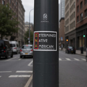 D.N.A. (RYBW) - Vastberaden Indiaan Sticker