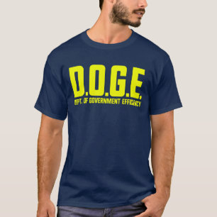 D.O.G.E. Department of Government Efficiency DOGE T-shirt