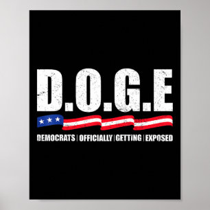 D.o.g.e Doge Departement voor Overheids Efficiënti Poster