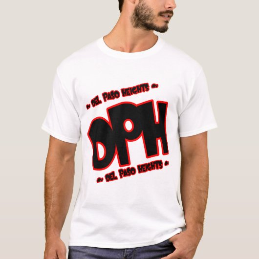 D.P.H. (Del paso Hoogten) T-shirt (Voorkant)