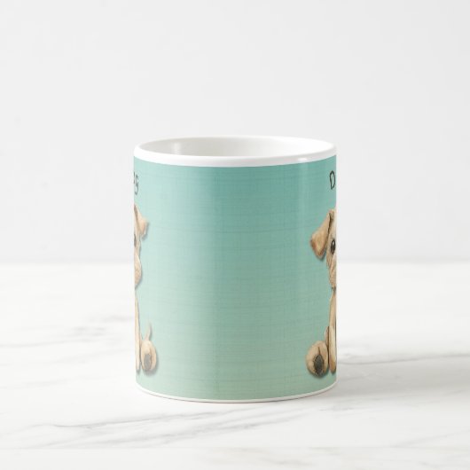 D pour chien : Adorable Kids Design Mug (Centre)
