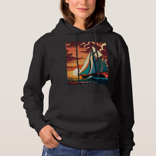 D pullover à capuche pour femme (Devant)