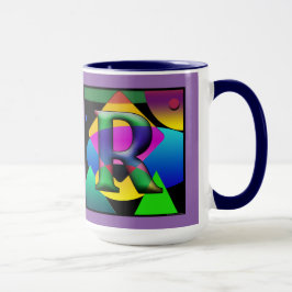 D & R Monogram Cofee mok