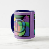 D & R Monogram Cofee mok (Voorkant links)