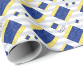 D Schdelta Nautical Signal Flag | Maritieme Code Cadeaupapier (Rol Hoek)