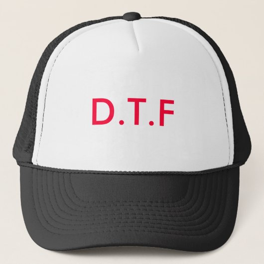 D.T.F. TRUCKER PET (Voorkant)