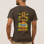 D Troop, 17e Cavalry M113 CIB Grunt Shirt (Achterkant)