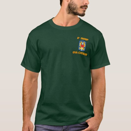 D Troop 17th Cavalry VSR M113 ACAV Shirt (Voorkant)