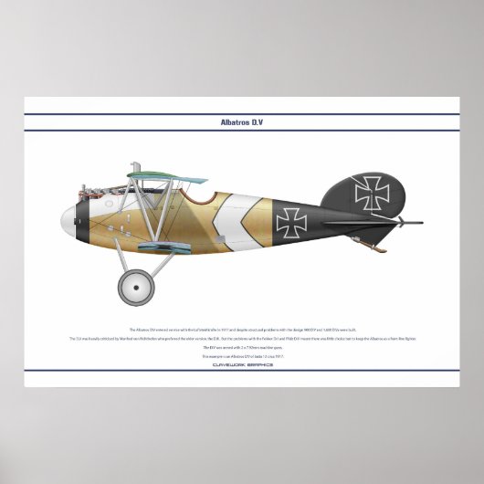 D.V. Jasta 12 Poster (Voorkant)