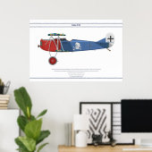 D.VII Jasta 15 2 Poster (Thuiskantoor)