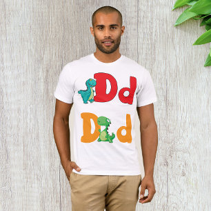 D voor Dinosaur Mannen T-Shirt