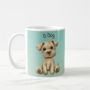 D voor Hond: Schattige Kinderen Design Mok