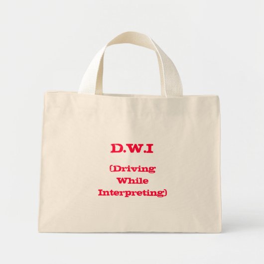 D.W.I., Sac (Conduite En Interprétation) (Devant)