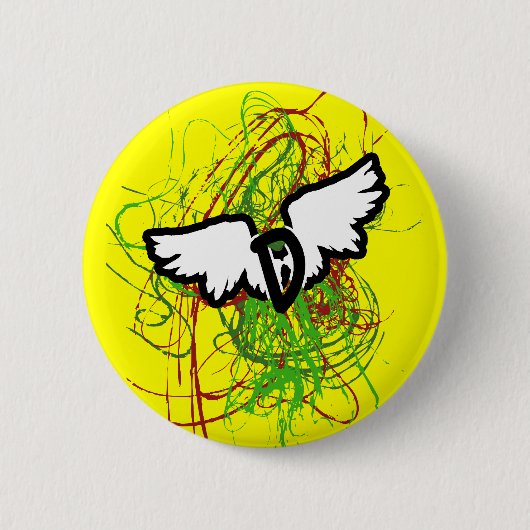 D-Wings wervelkolom Ronde Button 5,7 Cm (Voorkant)
