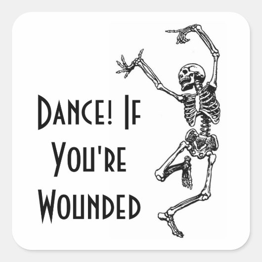 D ! YW autocollant classique (Devant)