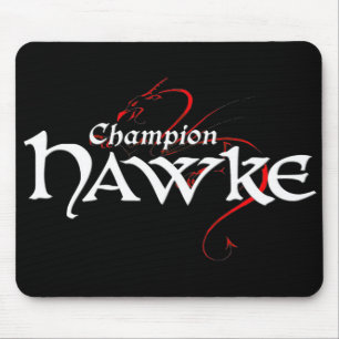 DA2 - Champ HAWKE - mousepad (donker) Muismat