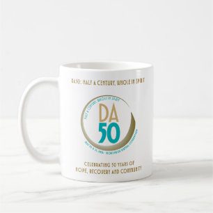 DA50 Wereldwijde Virtuele Conventie Mok in Goud/Tu