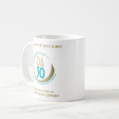 DA50 Worldwide Virtual Convention Mug in Gold/Teal (Devant gauche)