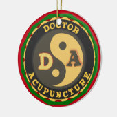 DA-ARTS VAN ACCUPUNCTURE LOGO KERAMISCH ORNAMENT (Links)