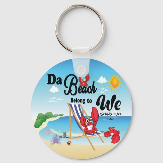 Da Beach Sleutelhanger (Voorkant)