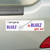 da BLUEZ Bumpersticker (Op auto)