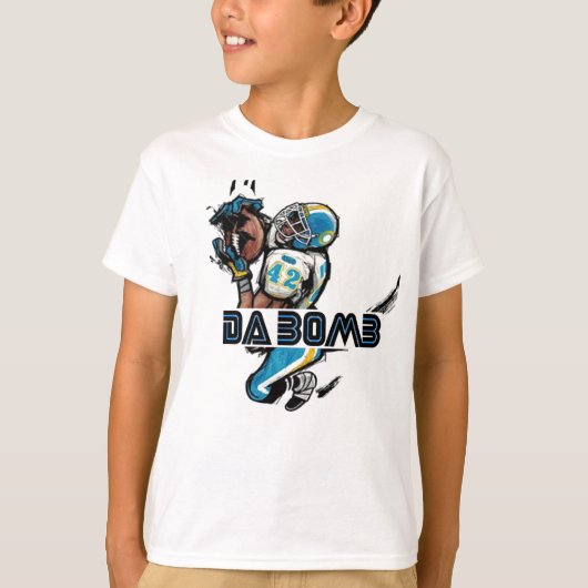 Da-Bomb - Kinder (Football) T-Shirt (Voorkant)
