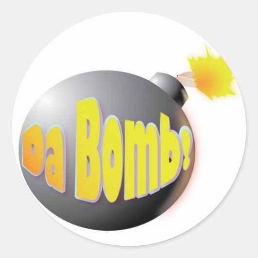 Da Bomb! sticker (Voorkant)