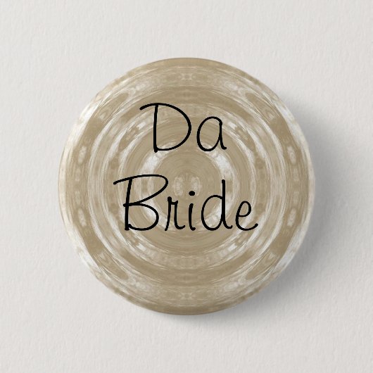 Da Bride Button Pin (Voorkant)