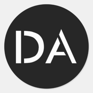 DA Classic Zwart Sticker