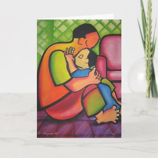 Da-Da, Papa, Papa, Carte Fête des pères Mon Fils (Devant)