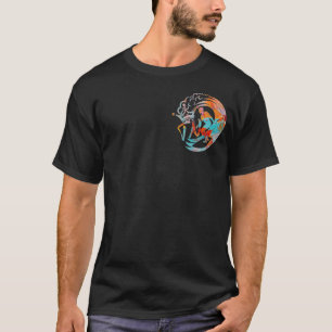 Da-golf met opening bovenaan (zwart Shirt) T-shirt