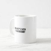 Da Hat’s Sich Ausgebobbt Leuk Bodybuilding Koffiemok (Voorkant links)