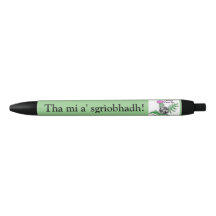 Da mi a'sgrìobhadh. Gaelische schrijfpen