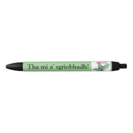 Da mi a'sgrìobhadh. Gaelische schrijfpen Zwarte Inkt Pen