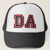 "DA"-monogram Trucker Pet (Voorkant)