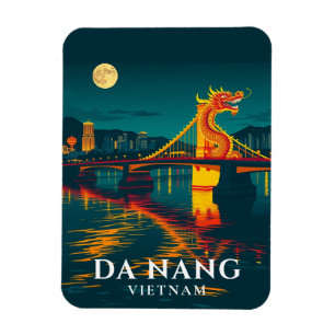 Da Nang Dragon Bridge Vietnam Reizen Magneet