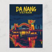 Da Nang Vietnam Dragon Bridge Reizen Briefkaart (Voorkant)