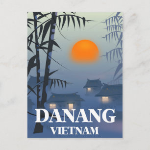 Da Nang Vietnam Reisposter Briefkaart