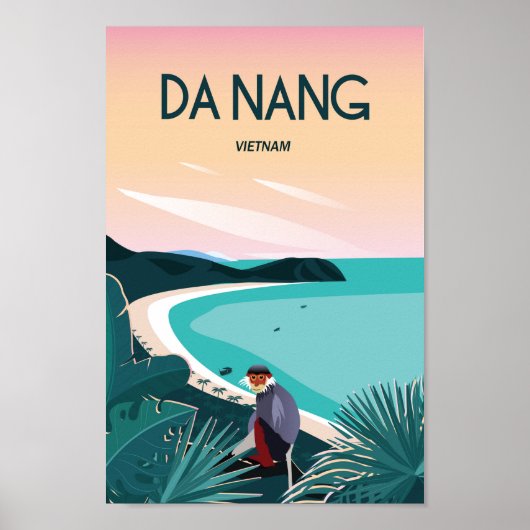 Da Nang vietnam-reisposter Poster (Voorkant)