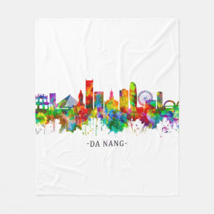 Da Nang Vietnam Skyline Fleece Deken