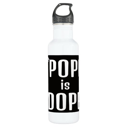 DA Pope is Dope Water Bottle Waterfles (Voorkant)