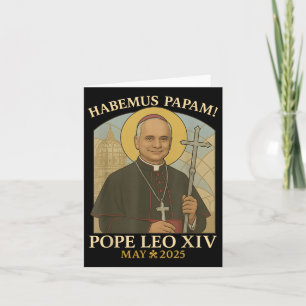 Da Pope uit Amerika Chicago Paus Leo XIV Provost Kaart