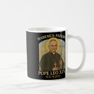 Da Pope uit Amerika Chicago Paus Leo XIV Provost Koffiemok