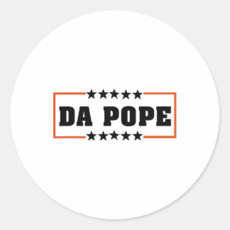 Da Pope uit Amerika Chicago Paus Leo XIV Provost Ronde Sticker