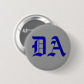 DA RONDE BUTTON 5,7 CM (Voorkant /achterkant)