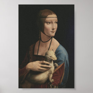 DA VINCI DE LADY MET ERMINE POSTER