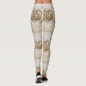 Da Vinci Fetus Tekeningen Leggings (Achterkant)